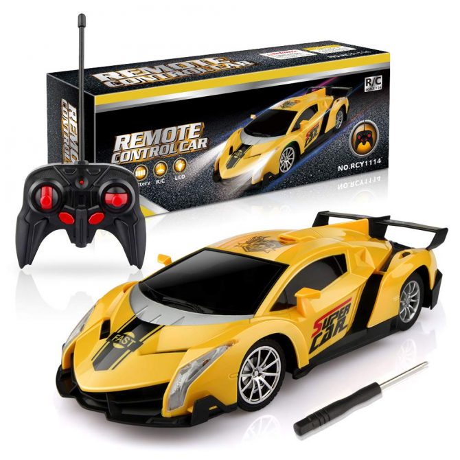 Super car deportivo amarillo - Control Remoto - Imagen 3