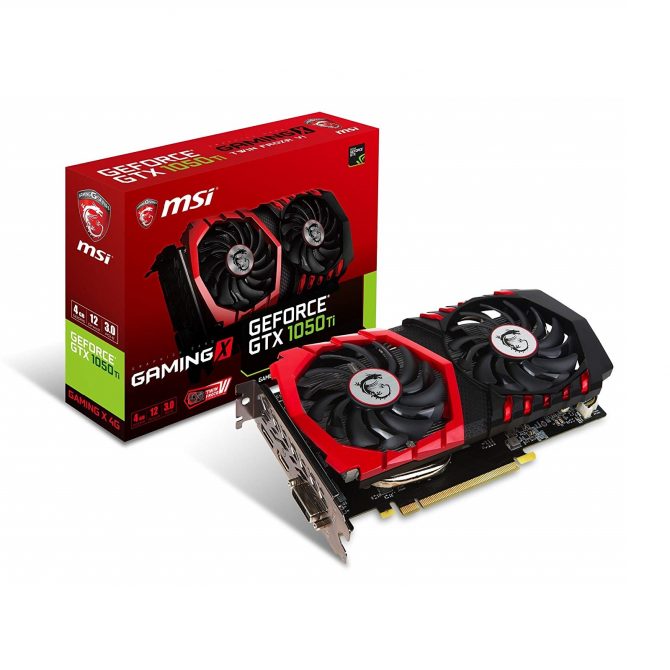 Tarjeta gráfica MSI Gaming GeForce GTX 1050 Ti 4GB GDRR5